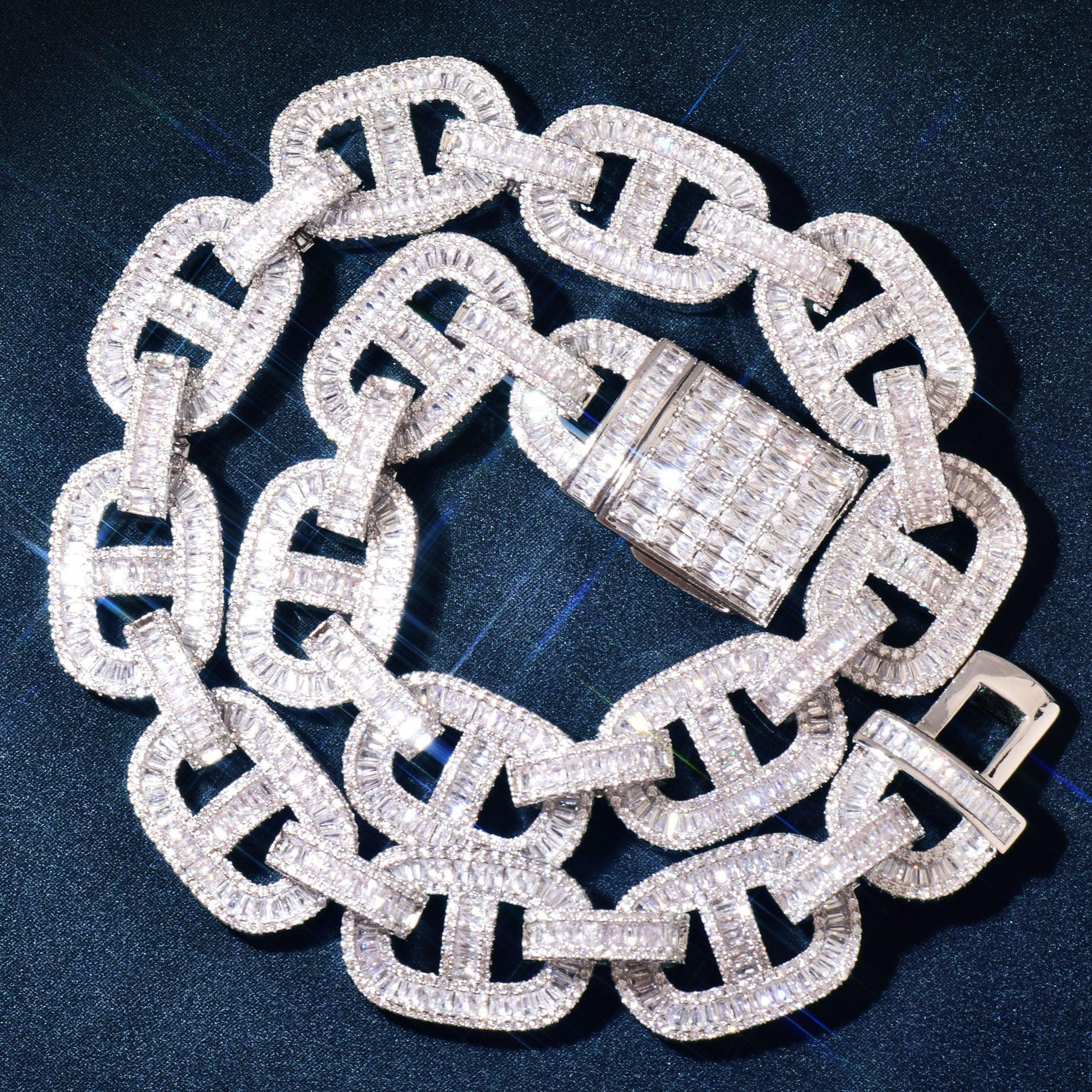 Pig Nose Cuban Chain Necklace with Copper & Zircon | Hip Hop Rapper Jewelry for Men | Caratix Jewelry - CaratixJewelry